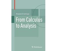 From Calculus to Analysis