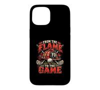 from Flame to Game Retired Firefighter Golf Coque pour iPhone 15