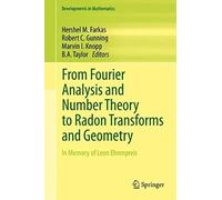 From Fourier Analysis And Number Theory To Radon Transforms And Geometry