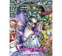 From Halloween to Christmas Special Grayscale Coloring Book 5