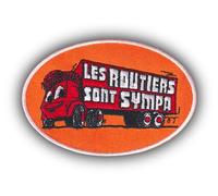 FROM HAWAII WITH LOVE - A779 - Ecusson brodé thermocollant ou a coudre - Dimension: 10 cm x 6,7 cm - les routiers sont sympas trucks camions rétro vintage combinaison garage
