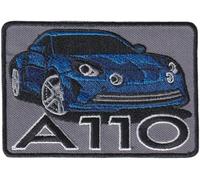 FROM HAWAII WITH LOVE - A794 - Ecusson Patch Brodé Thermocollant - Dim: 9 cm x 6,2 cm - A110 Automobile France Voiture Sport