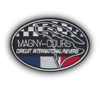 FROM HAWAII WITH LOVE - A799 - Ecusson brodé thermocollant ou a coudre - Dimension: 10 cm x 6,7 cm - circuit magny cours course automobile voiture moto motard combinaison pilote garage