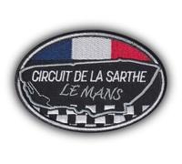 FROM HAWAII WITH LOVE - A812 - écusson brodé thermocollant et/ou a coudre - Dimension: 10 cm x 6,7 cm - circuit de la sarthe course automobile voiture moto motard combinaison pilote garage