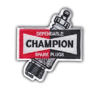 FROM HAWAII WITH LOVE - A829 - Ecusson Patch Brodé Thermocollant - 9,2 cm x 8,2 cm - Combinaison Pilote Rétro Vintage Automobile Motocycle Bougie Spark Plugs