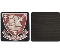 FROM HAWAII WITH LOVE - B159-9 cm x 9 cm - Ecusson Patch Brodé Avec Scratch Cousu Au Dos + Carré Scratch A Coudre, Face Opposé 10 cm x 10 cm/Commandos Marine Militaire Armée Cos