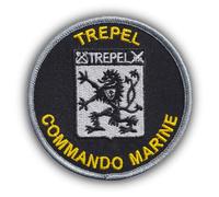 FROM HAWAII WITH LOVE - B174 - écusson brodé thermocollant et/ou a coudre - Diamètre: 8 cm - commandos marine trepel forces spéciales militaire armée france