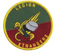 FROM HAWAII WITH LOVE - D231 - Ecusson brodé thermocollant ou a coudre - Diamètre: 8 cm - Légion étrangère armée militaire france air terre mer parachutiste