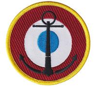 FROM HAWAII WITH LOVE - D232 - Ecusson brodé thermocollant ou a coudre - Diamètre: 8 cm - Aéronavale Armée france mer royale terre air militaire collection