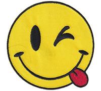 FROM HAWAII WITH LOVE - D328 - écusson brodé thermocollant et/ou a coudre - Diamètre: 7,8 cm - Smiley moto motard biker paintball airsoft hot rod kustom punk ska humour