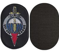 FROM HAWAII WITH LOVE - D500-9 cm x 5,7 cm - Ecusson Patch Brodé Avec Scratch Cousu Au Dos + Carré Scratch A Coudre, Face Opposé 10 cm x 10 cm/Commando Marine Militaire Armée Sas