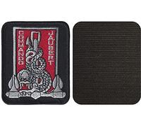 FROM HAWAII WITH LOVE - D502-8,2 cm x 6,8 cm - Ecusson Patch Brodé Avec Scratch Cousu Au Dos + Carré Scratch A Coudre, Face Opposé 10 cm x 10 cm/Commando Jaubert Marine Militaire Armée Sas