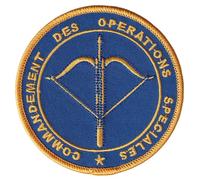 FROM HAWAII WITH LOVE - D503 - Ecusson brodé thermocollant ou a coudre - Diamètre: 8 cm - Cos commandement des opérations spéciales militaire france forces marine armée