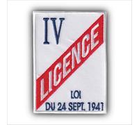 FROM HAWAII WITH LOVE - D620 - Ecusson brodé thermocollant ou a coudre - Dimension: 9 cm x 6,5 cm - Licence 4 IV humour apéro cosplay cadeau rock métal biker