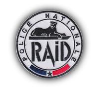 FROM HAWAII WITH LOVE - D622 - Ecusson Patch Brodé Thermocollant - Diamètre: 8 cm - police nationale airsoft paintball militaire gendarmerie Collection Cosplay Airsoft Déguisement