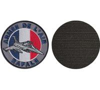 FROM HAWAII WITH LOVE - D625 - Diamètre: 8 cm - Ecusson Patch Brodé Avec Scratch Cousu Au Dos + Carré Scratch A Coudre, Face Opposé 10 cm x 10 cm Offert/rafale armée air france