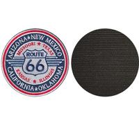 FROM HAWAII WITH LOVE - D627 - Diamètre: 9 cm - Ecusson Patch Brodé Avec Scratch Cousu Au Dos + Carré Scratch A Coudre, Face Opposé Offerte, Etats Usa états-unis vintage Route