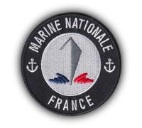FROM HAWAII WITH LOVE - D641 - Ecusson Patch Brodé Thermocollant - Diamètre: 8 cm - Marine Nationale fusiliers marins armée militaire air mer terre commandos