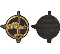 FROM HAWAII WITH LOVE - D643 - Dimension: 9 cm x 8 cm - Ecusson Patch Brodé Avec Scratch Cousu Au Dos + Carré Scratch A Coudre, Face Opposé 10 cm x 10 cm Offert/commando air insigne france