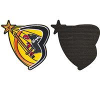 FROM HAWAII WITH LOVE - D647 - Dimension: 9 mc x 8 cm - Ecusson Patch Brodé Avec Scratch Cousu Au Dos + Carré Scratch A Coudre, Face Opposé 10 cm x 10 cm Offert/cpa 30 commando air france