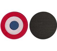 FROM HAWAII WITH LOVE - D648 - Diametre 8 cm - Ecusson Patch Brodé Avec Scratch Cousu Au Dos + Carré Scratch A Coudre, Face Opposé 10 cm x 10 cm Offert/Cocarde France Armée Air