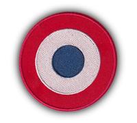 FROM HAWAII WITH LOVE - D648 - Ecusson Patch Brodé Thermocollant - Diamètre: 8 cm - cocarde france fusiliers marine nationale armée militaire air mer terre commandos