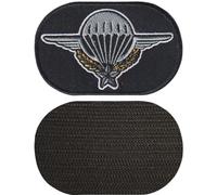 FROM HAWAII WITH LOVE - D649 - Dim: 9 cm x 5,6 cm - Ecusson Patch Brodé Avec Scratch Cousu Au Dos + Carré Scratch A Coudre, Face Opposé 10 cm x 10 cm Offert/Parachutiste Militaire Commando