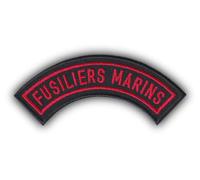 FROM HAWAII WITH LOVE - D650 - Ecusson brodé thermocollant ou a coudre - Dimension: 12 cm x 5 cm - fusiliers marins marine nationale armée militaire france