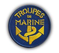 FROM HAWAII WITH LOVE - D656 - Ecusson brodé thermocollant ou a coudre - Diamètre: 8 cm - Troupe de marine armée france francaise tdm terre parachutiste commandos force spéciale