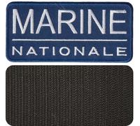 FROM HAWAII WITH LOVE - D666 - Dimension: 10 cm x 4,7 cm - Ecusson Patch Brodé Avec Scratch Cousu Au Dos + Carré Scratch A Coudre, Face Opposé 10 cm x 10 cm Offert/marine nationale militaire france
