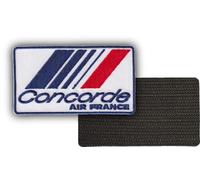 FROM HAWAII WITH LOVE - D680 - Dimension: 9 cm x 5 cm - Ecusson Patch Brodé Avec Scratch Cousu Au Dos + Carré Scratch A Coudre, Face Opposé 10 cm x 10 cm Offert/concorde avion aviation france rétro