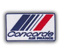 FROM HAWAII WITH LOVE - D680 - Ecusson Patch Brodé Thermocollant - Dimension: 9 cm x 5 cm - Avion Supersonique France Concorde Collection Cosplay Pilote Combinaison