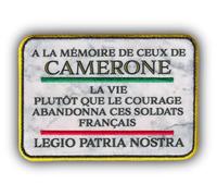 FROM HAWAII WITH LOVE - D690 - Ecusson imprimé et brodé, thermocollant ou a coudre - Dimension: 9 cm x 6,20 cm - Légion étrangère a la mémoire de ceux de camerone militaire armée france