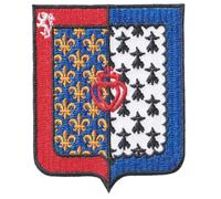 FROM HAWAII WITH LOVE - Ecusson Patch Brodé Thermocollant - F008 - Département Région Territoire France - 6,5 cm x 8 cm - Pays De La Loire