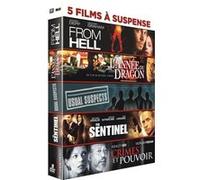 From Hell - L'année du dragon -Usual suspects - The sentinel - Crimes et pouvoir Coffret 5 DVD E