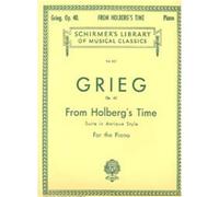 From Holberg's Time (Suite in Antique Style), Op. 40 Piano Solo