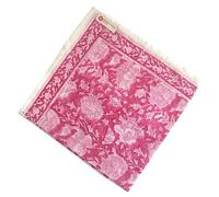 FROM INDIA BOUTIQUE Foulard Bandana carré en voile de coton DELHI, Rose
