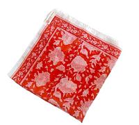 FROM INDIA BOUTIQUE Foulard Bandana carré en voile de coton MUMBAI, Orange