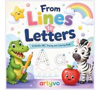 From Lines to Letters: A Gentle ABC Tracing and Coloring Book for Little Learners