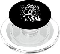 from Miss to Mrs Bague de fiançailles pour Enterrement de Vie de Jeune Fille PopSockets PopGrip pour MagSafe