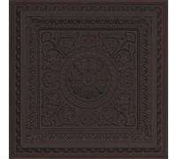 From Plain To Beautiful In Hours 223 La Scala Lot de 10 dalles de plafond à poser ou à coller en PVC Noir 61 x 61 cm