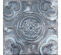 From Plain To Beautiful In Hours DCT50rt-24x61-10 PVC 61 x 61 cm Carrelage de plafond à poser ou à coller (couvre 40 m²), récupéré, 10