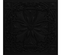 From Plain To Beautiful In Hours Helena 337bk-24x24-10 Lot de 10 dalles de plafond en PVC 0,6 x 0,6 m Noir