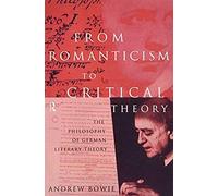 From Romanticism To Critical Theory