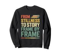 From Stillness To Story Cadre par image Animation Dessiner Croquis Sweatshirt