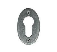 From the Anvil 33706 Rosace de porte ovale en étain