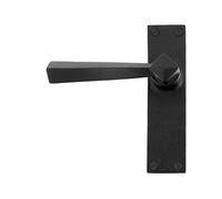 From the Anvil Cottage Set de poignées droites pour porte Noir