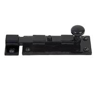 From The Anvil Targette droite à bouton forgée à la main Noir 10 cm noir