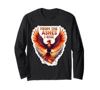 From The Ashes I Rise Phoenix Fire Bird Motivation Manche Longue