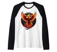 From The Ashes Phoenix Rising Fire Bird Citation de motivation Manche Raglan